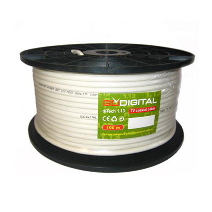 ������ TV diTech �����. ���� 1.13 Cu(����),���. Al, ��.64*0.14 ���.����,75 Om 100 �. �� ��.������